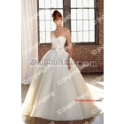 Ball Gown Sweetheart Ruched Bodice Decorated with Elegant Bow Organza Wedding 
