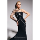 Asymmetrical gown by Tony Bowls Evenings