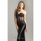 Strapless Embellished Dress by NightMoves by 
