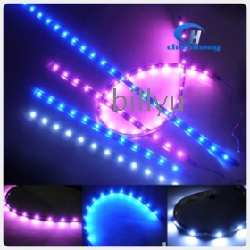 Free shipping 1 pair 60cm 30PC 3528/1210 LED 12V PVC Waterproof Flexible LED Neon Strip Light/LED Flat light 