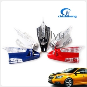 Free shipping Wind Powered Decorative LED Car Lights colorful light