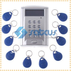 RFID Proximity Entry Ajtózár Access Control System AD2000-M 10 kulcstartók