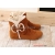 Free Shipping Wholesale New Hot Sale fashion elegant comfort casual cute bow lace round female riding large size flat ankle boots EU34-43