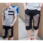 Free Shipping Wholesale Hot Sale Specials 2012 new style fashion brand Fashion sportsman Leopard Post shorts wide casual pants