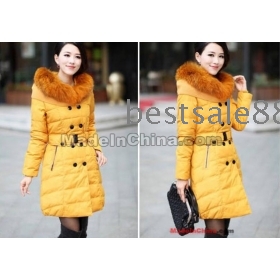 Ingyenes házhozszállítás Nagyker legújabb női márka koreai változata színes nagy Fur Hoodie le kabát hosszú kabát