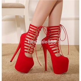 Free Shipping Wholesale New arrival fashion banquet sweety tide sexy performance stage catwalk platform knight girl wedding heels shoes EU35-40