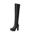 Free Shipping Wholesale New arrival Sexy fashion hot sale specials female luxury knight leather rivets punk platform black knee boots EU34-39