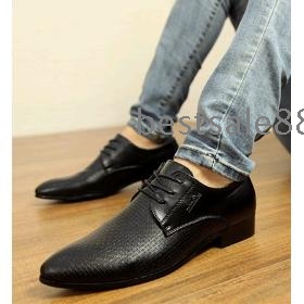 Free Shipping Wholesale New arrival hot sale British male skateboard tidal trend Martin noble cowboy business lace up pointed men dress shoes EU38-43