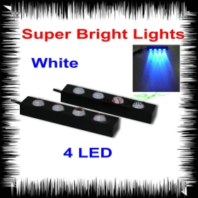 4 LED Daytime Bianco luce corrente / Eagle Eye Luci / Super Bright Lights senza controller