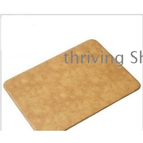 free shipping  large mouse mat leather