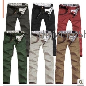   free shipping Pure cotton wear comfortable breathe freely pencil pants cultivate one's morality man leisure trousers pants straight canister feet 6 colors             