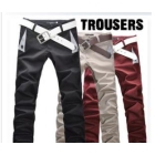   free shipping Summer man leisure trousers cultivate one's morality tide straight canister British long trouserslors       