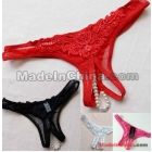 Free Shipping new women's Private parts massage bead bead t-back/sexy grinning T pants 20pcs-