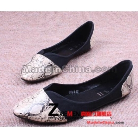 free shipping Fashion women's Snake spell color soft bottom comfortable shoes  size 35 36 37 38 39 40 41 m1