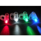 2000pcs Christmas gifts LED Bright Finger Light Ring Lights Rave Party Glow 4x Color kids toys free shipping