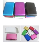 1000pcs/lot Aluminium Credit card wallet cases card holder bank card case aluminum wallets with white box