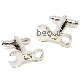 Free Shipping!  Novelty Siver Metal  cufflinks  for men BAC-673