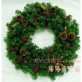 50cm Christmas Wreath,Christmas gift and Christmas Decoration of 1pcs /Free Shipping ---7