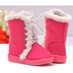 FREE SHIPPING Retail boys girls Snow boots children Antislip child warm shoes kids booties ****13