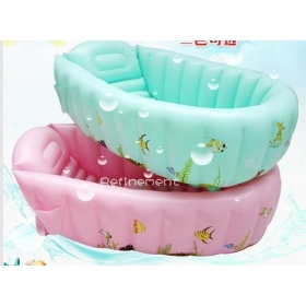 10pcs x  Prevent slippery inflatable tub children Inflatable tub green pink color 