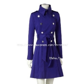 Free Shipping 2011 New Arrival Fashion Women Trench Coat Winderbreak Jacket Military Style Swallow tail Coats Wholesale 