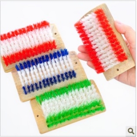 High quality bamboo laundry brush multi-purpose board the brush cleaning brush/dress shoes 