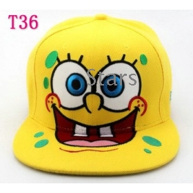 Cartoon spongebob hats Sesame street caps superman Muppets hat baseball snapback cap size 7-73/4us(56cm-62cm)