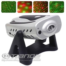 Free shipping + mini laser stage lighting for Christmas party with star sky TD-GS-12RG