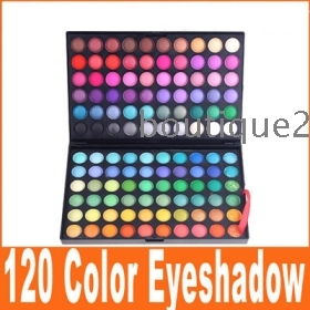 wholesale 120 color eyeshadow 4pcs/lot Free shipping 1# 120 Full Colors Eyeshadow Palette Eye Shadow Makeup New  