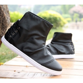  Fashion New Korean cowboy boots men boots, men's high-top ankle boots, men's leather shoes