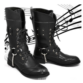 Free shipping fashion  Korean  Sir trend system of male boots cowboy boots