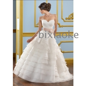 Removable hand  flower new wedding dress