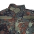 German Army Woodland Camouflage Suit Military Clothing Vertical Collar Fighting Training Uniform - L Size