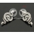 18K ROSE GP Pearl Flower Earring Stud 228