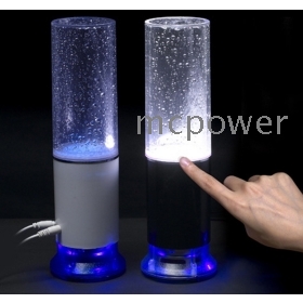 5szt Free Shipping Water Speaker USB LED czujnika dotykowego zmienić kolor Spray głośnika Incredible Fontanna mini głośniki muzyczne