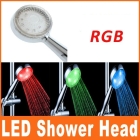 Wholesale Via EMS Color Changing LED Faucet Glass Waterfall Bathroom Sink Faucet Centerset,H8536,free shipping 