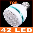 Wholesale Via EMS Energy Saving 3W E27 110-260V Cool  bulb 42 leds LED bulb Spot light lamp Free shipping