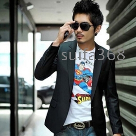 Free shipping 2012 new Korean men suit jacket leisure suit Slim leisure suit Men's coat