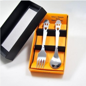 Free shipping-5set/lot 2012 hot sale stainless steel Dining Ware/spoon with fork set/Popular Home appliances