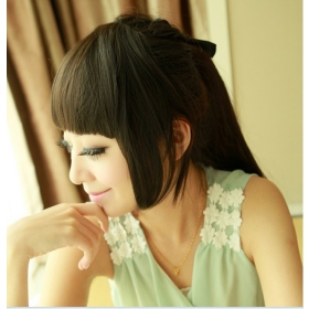 Free shipping-3pcs/lot Wholesale 2012 Newest Flat bang pieces beauty cute hair pieces ladies special design wig Fashion hair accessories