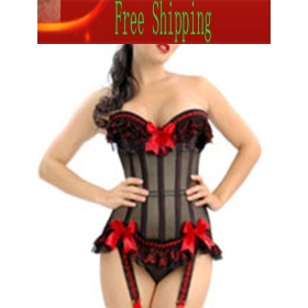 Hot Competitive Price Satin  Sexy Lingerie Women Corset Wholesales Retail  Free Shipping qi140