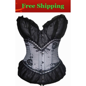 Hot Competitive Price Satin  Sexy Lingerie Women Corset Wholesales Retail  Free Shipping qi164