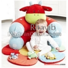 Red Cow  In stock Free Shipping ELC Blossom Farm Sit Me Up Cosy- Seat Play MatPlay Nest Sofa  game pad rita yib's store 