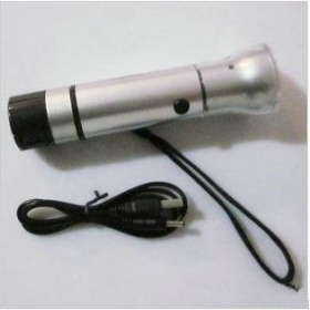 Led hand power flashlight/USB charging/emergency light/rechargeable flashlight/camping