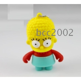 Crazy sales  wholesale Mix Pen Drive, SIMPSONS HOMER model FIGURE real capacity 2GB 4GB 8GB 16GB USB flash drive thumbdrive free shipping WA9844