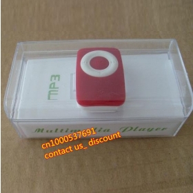  free shipping high quality mini clip MP3 Player with Micro /SD card Slot protable mp3 player Christmas gift 