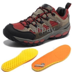 Free Shipping 2013 NEW ARRIVAL Wholesale , Men Hiking Shoes ,Travel Shoes,High Quality,Rubber+Real Leather Waterproof