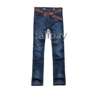 Kingtime Freeshipping 2013 New Men's Pants Jeans Straight Fashion Color: Blue Chinese Size:28-38