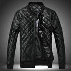 Winter Men's slim PU leather jacket male stand collar plus velvet thickening thermal outerwear Plus Size:M~6XL Free Shipping