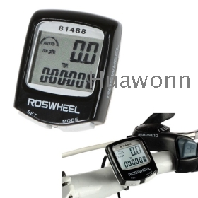 Free Shipping High quality 3 Colors Choice Waterproof LCD Cycling Bicycle Bike Computer Odometer Speedometer 